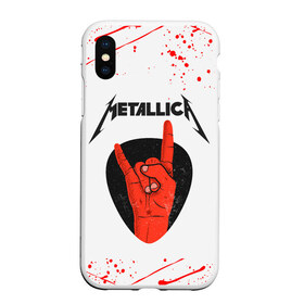 Чехол для iPhone XS Max матовый с принтом METALLICA (Z) в Белгороде, Силикон | Область печати: задняя сторона чехла, без боковых панелей | kurt kobein | metallica | rock | курт кобейн | металика | металлика | рок | супер звезда