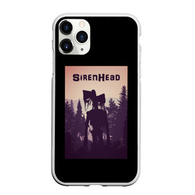 Чехол для iPhone 11 Pro матовый с принтом Siren Head (сиреноголовый) в Белгороде, Силикон |  | 
