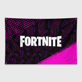 Флаг-баннер с принтом FORTNITE ФОРТНАЙТ в Белгороде, 100% полиэстер | размер 67 х 109 см, плотность ткани — 95 г/м2; по краям флага есть четыре люверса для крепления | ajhnyfqn | battle | epic | fort | fortnite | game | games | lama | mobile | nite | online | pubg | royale | season | ащкетшеу | битва | игра | игры | королевская | лама | найт | онлайн | пабг | сезон | форт | фортнайт | эпик