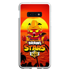 Чехол для Samsung S10E с принтом BRAWL STARS EVIL GENE В ЛЕТО в Белгороде, Силикон | Область печати: задняя сторона чехла, без боковых панелей | Тематика изображения на принте: brawl stars | crow | evil gene | gale | leon | leon shark | max | sally leon | shark | sprout | tara | virus 8 bit | werewolf leon | акула | берли | бравл старс | ворон | джин | макс | оборотень