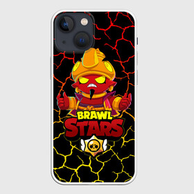 Чехол для iPhone 13 mini с принтом BRAWL STARS EVIL GENE | ДЖИН в Белгороде,  |  | bibi | brawl stars | coach mike | crow | evil gene | gale | gene | leon | leon shark | max | mecha crow | mortis | mr.p | nani | phoenix | sally leon | sandy | spike | sprout | tara | virus 8 bit | werewolf | ворон | джин | оборотень