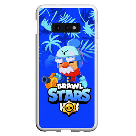 Чехол для Samsung S10E с принтом BRAWL STARS EVIL GENE В ЛЕТ в Белгороде, Силикон | Область печати: задняя сторона чехла, без боковых панелей | Тематика изображения на принте: brawl stars | crow | evil gene | gale | leon | leon shark | max | sally leon | shark | sprout | tara | virus 8 bit | werewolf leon | акула | берли | бравл старс | ворон | джин | макс | оборотень