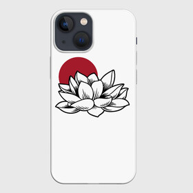 Чехол для iPhone 13 mini с принтом КУВШИНКА НИМФЕЯ | WATER LILY (Z) в Белгороде,  |  | japan | nymphaea | water lily | асихара но накацукуни | водная лилия | государство япония | кувшинка | куколка | нимфея | ниппон | нихон | ооясимагуни | страна восходящего солнца | традиции | традиция | цветы