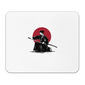 Коврик для мышки прямоугольный с принтом Японский самурай (Z) в Белгороде, натуральный каучук | размер 230 х 185 мм; запечатка лицевой стороны | Тематика изображения на принте: japan | ninja | samurai | асихара но накацукуни | буке | воин | вояк | государство япония | мононофу | мститель | мушя | ниндзя | ниппон | нихон | ооясимагуни | сабурай | самурай | слуга | солдат