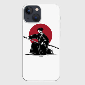 Чехол для iPhone 13 mini с принтом ЯПОНСКИЙ САМУРАЙ | SAMURAI IN THE SUN (Z) в Белгороде,  |  | japan | ninja | samurai | асихара но накацукуни | буке | воин | вояк | государство япония | мононофу | мститель | мушя | ниндзя | ниппон | нихон | ооясимагуни | сабурай | самурай | слуга | солдат