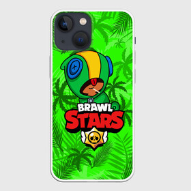 Чехол для iPhone 13 mini с принтом BRAWL STARS LEON | ЛЕОН в Белгороде,  |  | bibi | brawl stars | coach mike | crow | evil gene | gale | gene | leon | leon shark | max | mecha crow | mortis | mr.p | nani | phoenix | sally leon | sandy | spike | sprout | surge | tara | virus 8 bit | werewolf | волна | ворон | джин | л