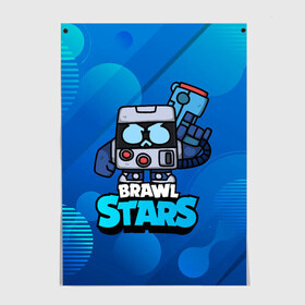 Постер с принтом virus 8 bit brawl stars Blue в Белгороде, 100% бумага
 | бумага, плотность 150 мг. Матовая, но за счет высокого коэффициента гладкости имеет небольшой блеск и дает на свету блики, но в отличии от глянцевой бумаги не покрыта лаком | 8 | 8 bit | 8 бит | 8бит | brawl | brawl stars | brawlstars | brawl_stars | jessie | бравл | бравлстарс