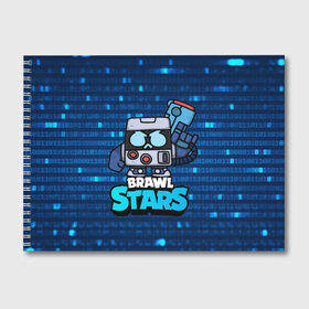 Альбом для рисования с принтом virus 8 bit brawl stars Blue в Белгороде, 100% бумага
 | матовая бумага, плотность 200 мг. | Тематика изображения на принте: 8 | 8 bit | 8 бит | 8бит | brawl | brawl stars | brawlstars | brawl_stars | jessie | бравл | бравлстарс