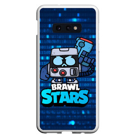 Чехол для Samsung S10E с принтом virus 8 bit brawl stars Blue в Белгороде, Силикон | Область печати: задняя сторона чехла, без боковых панелей | 8 | 8 bit | 8 бит | 8бит | brawl | brawl stars | brawlstars | brawl_stars | jessie | бравл | бравлстарс