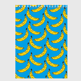 Скетчбук с принтом Go Bananas в Белгороде, 100% бумага
 | 48 листов, плотность листов — 100 г/м2, плотность картонной обложки — 250 г/м2. Листы скреплены сверху удобной пружинной спиралью | Тематика изображения на принте: food | fruits | банан | бананчики | бананы | вкусняшки | десерт | джунгли | еда | летний | лето | море | обезьяна | овощи | океан | острова | отдых | отпуск | пальмы | плоды | пляж | природа | рай | сладкие
