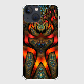 Чехол для iPhone 13 mini с принтом ДИКИЙ УЗОР в Белгороде,  |  | abstract | abstraction | geometry | psy | абстрактный | абстракция | геометрия | краски | неоновые | неоновый | психоделика | текстур