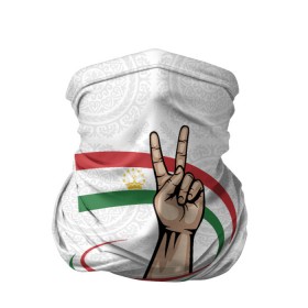 Бандана-труба 3D с принтом Таджикистан в Белгороде, 100% полиэстер, ткань с особыми свойствами — Activecool | плотность 150‒180 г/м2; хорошо тянется, но сохраняет форму | asia | crown | emblem | flag | gesture | hand | republic | sign | stars | state | tajikistan | victory | азия | государство | жест | звезды | знак | корона | победа | республика | рука | таджикистан | флаг | эмблема