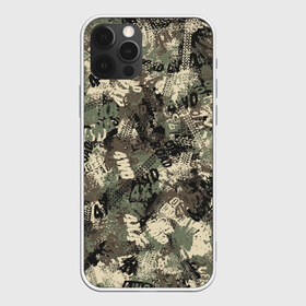 Чехол для iPhone 12 Pro Max с принтом Off Road камуфляж в Белгороде, Силикон |  | 4wd | 4х4 | бездорожье | внедорожник | камуфляж | милитари | паттерн | полный привод | ралли | хаки