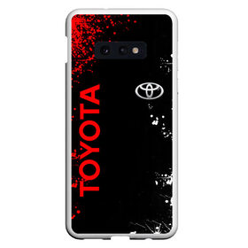 Чехол для Samsung S10E с принтом TOYOTA. в Белгороде, Силикон | Область печати: задняя сторона чехла, без боковых панелей | 2020 | auto | sport | toyota | авто | автомобиль | автомобильные | бренд | марка | машины | спорт | тойота