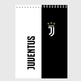 Скетчбук с принтом JUVENTUS. в Белгороде, 100% бумага
 | 48 листов, плотность листов — 100 г/м2, плотность картонной обложки — 250 г/м2. Листы скреплены сверху удобной пружинной спиралью | cr7 | juve | juventus | ronaldo | роналдо | ювентус