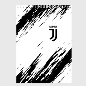 Скетчбук с принтом JUVENTUS / ЮВЕНТУС в Белгороде, 100% бумага
 | 48 листов, плотность листов — 100 г/м2, плотность картонной обложки — 250 г/м2. Листы скреплены сверху удобной пружинной спиралью | Тематика изображения на принте: cr7 | fc juventus | football | juve | juventus | ronaldo | sport | роналдо | спорт | футбол | ювентус