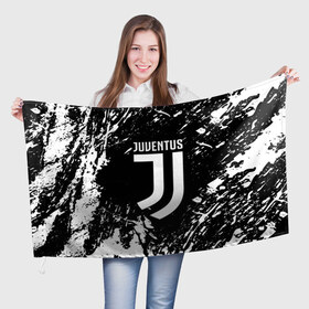 Флаг 3D с принтом JUVENTUS / ЮВЕНТУС в Белгороде, 100% полиэстер | плотность ткани — 95 г/м2, размер — 67 х 109 см. Принт наносится с одной стороны | cr7 | fc juventus | football | juve | juventus | ronaldo | sport | роналдо | спорт | футбол | ювентус