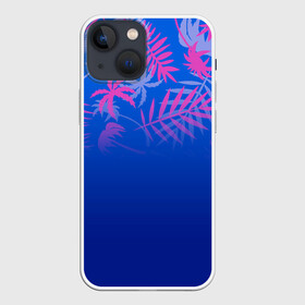 Чехол для iPhone 13 mini с принтом ТРОПИКИ. в Белгороде,  |  | 2020 | summer | tropical | лето | лето2020 | листья | пальмы | тропические пальмы