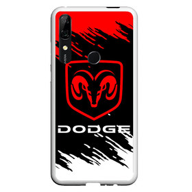 Чехол для Honor P Smart Z с принтом DODGE в Белгороде, Силикон | Область печати: задняя сторона чехла, без боковых панелей | 2020 | auto | dodge | sport | авто | автомобиль | автомобильные | бренд | додж | марка | машины | спорт