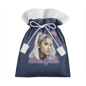 Подарочный 3D мешок с принтом Ariana Grande Jeans в Белгороде, 100% полиэстер | Размер: 29*39 см | Тематика изображения на принте: ariana grande | grande | heart | jeans | pink | team | ариана гранде | гранде | джинса | джинсовый | джинсы | для фанатов | надпись | попса | розовый | сердечки | синий | текстура | фанатам