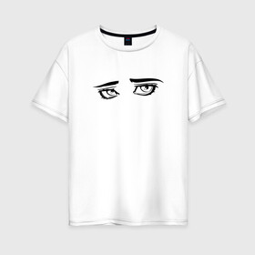 Женская футболка хлопок Oversize с принтом GENSYXA в Белгороде, 100% хлопок | свободный крой, круглый ворот, спущенный рукав, длина до линии бедер
 | gensuha | gensuxa | gensyha | gensyxa | twitch | генсуха | стример | стримерша | твич