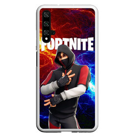 Чехол для Honor 20 с принтом FORTNITE x IKONIK ФОРТНАЙТ ИКОНИК в Белгороде, Силикон | Область печати: задняя сторона чехла, без боковых панелей | Тематика изображения на принте: deadmau5 | fortnite | fortnite 2 | fortnite x маршмелло | ikonik | marshmello | ninja | ninja streamer | raven | travis scott | ворон | иконик | ниндзя | пили | рейвен | трэвис скотт | фортнайт