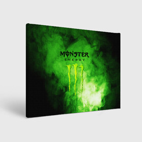 Холст прямоугольный с принтом MONSTER ENERGY в Белгороде, 100% ПВХ |  | brend | green | monster energy | андреналин | бренд | зеленый | логотип | монстр | напиток | энергетик | энергия