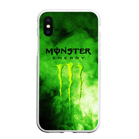 Чехол для iPhone XS Max матовый с принтом MONSTER ENERGY в Белгороде, Силикон | Область печати: задняя сторона чехла, без боковых панелей | brend | green | monster energy | андреналин | бренд | зеленый | логотип | монстр | напиток | энергетик | энергия