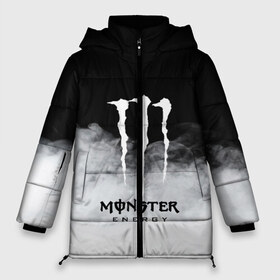 Женская зимняя куртка 3D с принтом MONSTER ENERGY BLACK в Белгороде, верх — 100% полиэстер; подкладка — 100% полиэстер; утеплитель — 100% полиэстер | длина ниже бедра, силуэт Оверсайз. Есть воротник-стойка, отстегивающийся капюшон и ветрозащитная планка. 

Боковые карманы с листочкой на кнопках и внутренний карман на молнии | brend | green | monster energy | андреналин | бренд | зеленый | логотип | монстр | напиток | энергетик | энергия