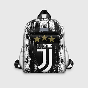 Детский рюкзак 3D с принтом JUVENTUS. в Белгороде, 100% полиэстер | лямки с регулируемой длиной, сверху петелька, чтобы рюкзак можно было повесить на вешалку. Основное отделение закрывается на молнию, как и внешний карман. Внутри дополнительный карман. По бокам два дополнительных кармашка | cr7 | juve | juventus | ronaldo | роналдо | ювентус