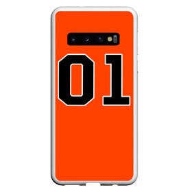 Чехол для Samsung Galaxy S10 с принтом General Lee в Белгороде, Силикон | Область печати: задняя сторона чехла, без боковых панелей | 01 | charger | cnh 320 | cnh320 | dodge | duke | general lee | hazzard | the dukes of hazzard | генерал ли | дикси | дюк | конфедерация | кша | номер | номер 01 | придурки из хаззарда | сша | фильм | хаззард | шонн уильям скотт