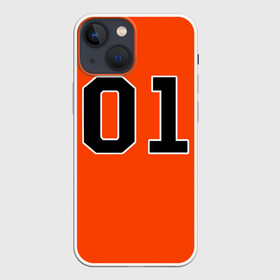 Чехол для iPhone 13 mini с принтом General Lee в Белгороде,  |  | 01 | charger | cnh 320 | cnh320 | dodge | duke | general lee | hazzard | the dukes of hazzard | генерал ли | дикси | дюк | конфедерация | кша | номер | номер 01 | придурки из хаззарда | сша | фильм | хаззард | шонн уильям скотт