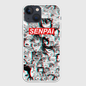 Чехол для iPhone 13 mini с принтом SENPAI СЕНПАИ в Белгороде,  |  | ahegao | anime | kawai | kowai | oppai | otaku | senpai | sugoi | waifu | yandere | аниме | ахегао | ковай | культура | отаку | семпай | сенпай | тренд | яндере