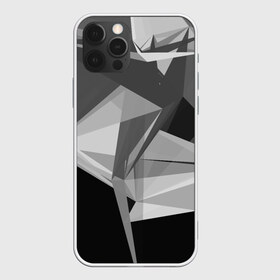 Чехол для iPhone 12 Pro Max с принтом Camo - Black & White в Белгороде, Силикон |  | abstract | abstraction | color | geometry | polygon | polygonal | абстракция | геометрия | полигоны | психоделика