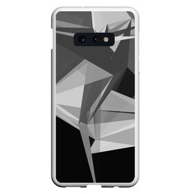 Чехол для Samsung S10E с принтом Camo - Black & White в Белгороде, Силикон | Область печати: задняя сторона чехла, без боковых панелей | abstract | abstraction | color | geometry | polygon | polygonal | абстракция | геометрия | полигоны | психоделика