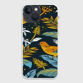 Чехол для iPhone 13 mini с принтом Тропики в Белгороде,  |  | summer | tropic | жара | летний | лето | отдых | пальмы | природа | текстура | тропикано | тропики