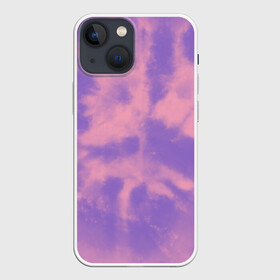 Чехол для iPhone 13 mini с принтом Фиолетовый ТАЙ ДАЙ в Белгороде,  |  | summer | tie dye | акварель | лето | разноцветная | тай дай | тайдай | фиолетовый тай дай | яркая