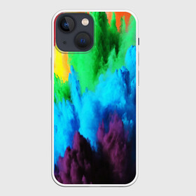 Чехол для iPhone 13 mini с принтом РАЗНОЦВЕТНЫЕ КРАСКИ в Белгороде,  |  | abstraction | watercolor | абстракция красок | акварель | брызги красок | живопись | краска | потертость красок | размытые краски | текстуры | яркие краски