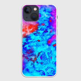 Чехол для iPhone 13 mini с принтом ABSTRACTION COLORS в Белгороде,  |  | abstraction | watercolor | абстракция красок | акварель | брызги красок | живопись | краска | потертость красок | размытые краски | текстуры | яркие краски