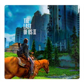 Магнитный плакат 3Х3 с принтом The Last of Us Part II в Белгороде, Полимерный материал с магнитным слоем | 9 деталей размером 9*9 см | ellie | the last of us part ii | один из нас часть 2 | постапокалипсис | элли
