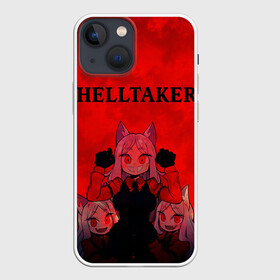 Чехол для iPhone 13 mini с принтом HELLTAKER в Белгороде,  |  | anime | azazel | hell | helltaker | justice | lucifer | malina | modeus | pandemonica | zdrada | ад | аниме | демон | демонесса | здрада | иероглифы | люцифер | малина | модеус | пандемоника | правосудие | хеллтейкер | хэлтей