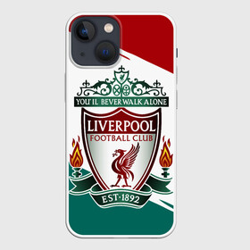 Чехол для iPhone 13 mini с принтом LIVERPOOL. в Белгороде,  |  | lfc | liverpool | sport | ynwa | ливерпуль | лфк | спорт