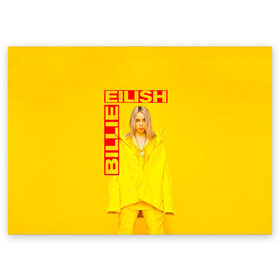 Поздравительная открытка с принтом BILLIE EILISH в Белгороде, 100% бумага | плотность бумаги 280 г/м2, матовая, на обратной стороне линовка и место для марки
 | be | billie | billie eilish | blohsh | ghoul | билли | билли айлиш