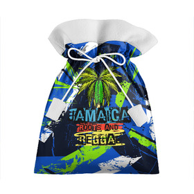 Подарочный 3D мешок с принтом Jamaica Roots and reggae в Белгороде, 100% полиэстер | Размер: 29*39 см | Тематика изображения на принте: jamaica | reggae | roots | летняя | лето | надпись | пальма | раста | регги | рэгги | текст | фраза | ямайка