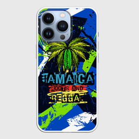 Чехол для iPhone 13 Pro с принтом Jamaica Roots and reggae в Белгороде,  |  | jamaica | reggae | roots | летняя | лето | надпись | пальма | раста | регги | рэгги | текст | фраза | ямайка