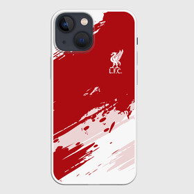 Чехол для iPhone 13 mini с принтом Liverpool F.C. в Белгороде,  |  | anfield | champions league | doelpunt | espn | league | lfc | liverpool fc | madrid | melwood | mo salah | premier | voetbal | ziggo | британский | клуб | ливерпуль | футбольный