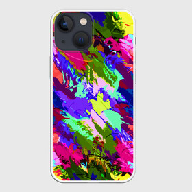 Чехол для iPhone 13 mini с принтом Краска в Белгороде,  |  | abstraction | expression | impressionism | абстракция | импрессионизм | краска | цвет | экспрессия