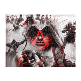Обложка для студенческого билета с принтом ASSASSIN`S CREED в Белгороде, натуральная кожа | Размер: 11*8 см; Печать на всей внешней стороне | black flag | brotherhood | chronicles | creed | game | origins | revelations | rogue | syndicate | unity | valhalla | альтаир | ассасин | игры | кинжал | пираты
