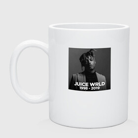 Кружка керамическая с принтом JUICE WRLD R.I.P. в Белгороде, керамика | объем — 330 мл, диаметр — 80 мм. Принт наносится на бока кружки, можно сделать два разных изображения | die | jucie | juice | legends | never | wrld | ворлд | врлд | джус | джуси