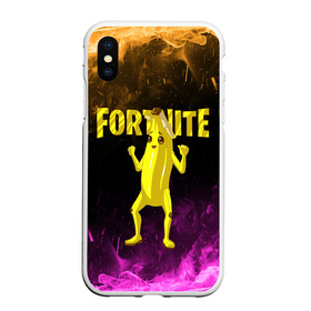 Чехол для iPhone XS Max матовый с принтом Fortnite PEELY в Белгороде, Силикон | Область печати: задняя сторона чехла, без боковых панелей | battle royale | fortnite | fortnite peely | game | peely | банан | игра | киберспорт | компьютерная игра | королевская битва | фортнайт | фортнайт 2 | фортнайт 3 | фортнайт банан | фортнайт глава 2 | фортнайт глава 3